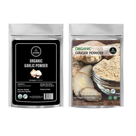 Amazon Naturevibe Botanicals Garlic Ground Powder Lb And Ginger