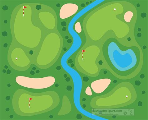 Golfcourses Clip Art Library