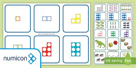 Numicon Shapes 1 20 Matching Cards Maths Primary Resources