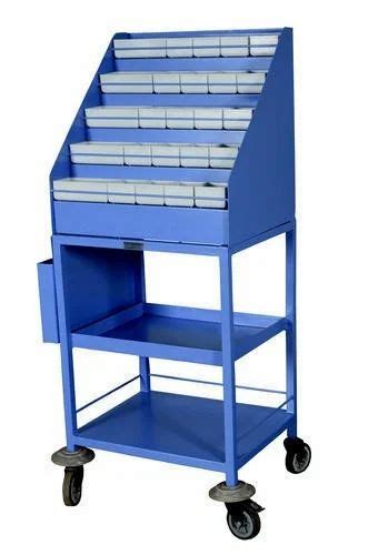 Daksh Blue Emergency Drug Trolley Model Name Number Size