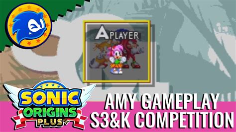 Sonic Origins Plus Amy In Sonic 3s Competition Mode YouTube