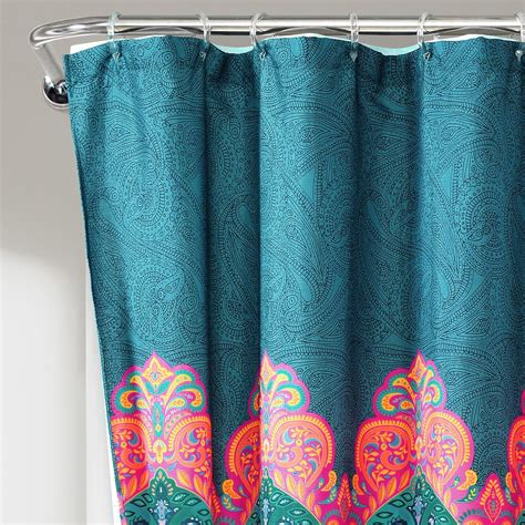 Lush Decor 14 Piece Boho Chic Shower Curtain Set Lush Decor Bohemian