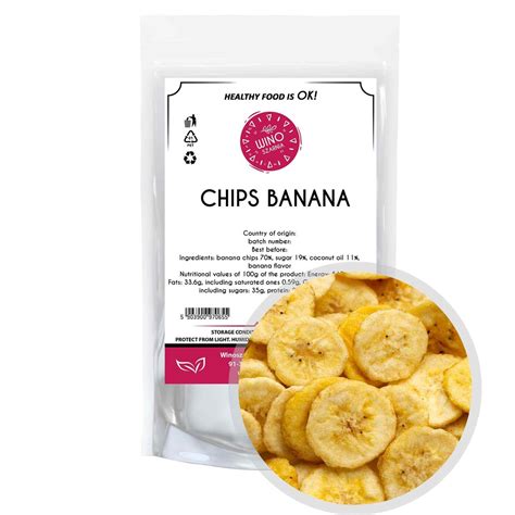 Chipsy Bananowe Banany Suszone 500g Winoszarnia Sklep EMPIK