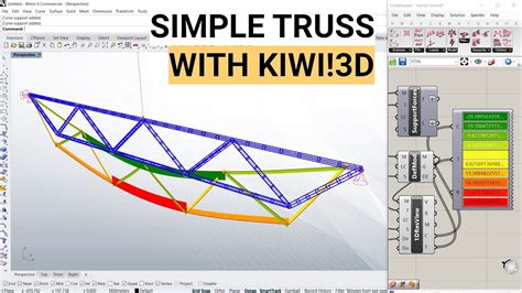 Tutorial Simple Truss Structural Analysis In Grasshopper With Kiwi3d