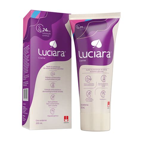 Creme Estrias Na Gravidez - CREME HIDRATANTE LUCIARA PREVENCAO DE ESTRIAS NA GRAVIDEZ 200ML - Preço ...