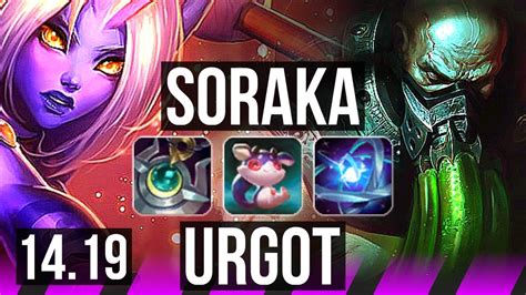 SORAKA Aphelios Vs URGOT Draven SUP 2 1 14 EUW Master 14 19