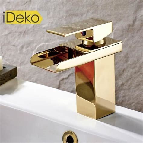 Ideko Robinet Mitigeur Lavabo Cascade Salle De Bain Design Adore