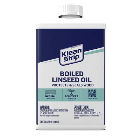 Klean Strip Boiled Linseed Oil Quart Walmart