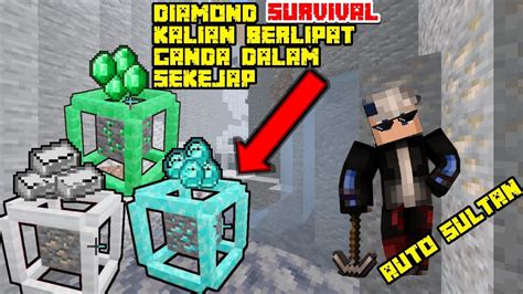 Begini Cara Membuat DIAMOND DI MINECRAFT Kalian Jadi Banyak Berlipat