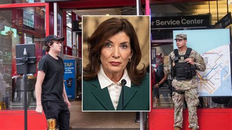 New York Governor Kathy Hochul Says National Guard Members Deployed To Guard Nyc Subway Fox News