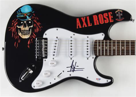 Guns N Roses Set Of Full Size Electric Guitars Signed By Axl Rose