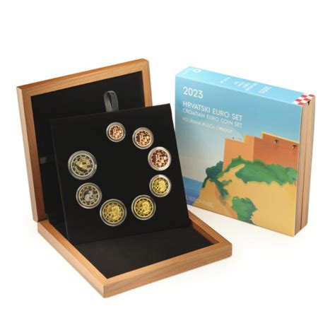 The First Croatian Official Set Of Euro Coins 2023 In Proof Quality