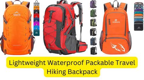 5 best lightweight waterproof backpack for hiking | FineBackPack