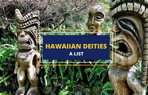 Hawaiian Gods And Goddesses A List Artofit