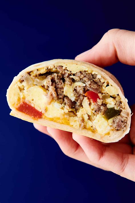 Easy Make Ahead Breakfast Burrito Freezer Friendly