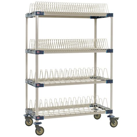 Metro Max4 Pr48vx4 Metromax 4 Mobile Four Tier Tray Steam Pan Drying Rack 24 X 48 X 68