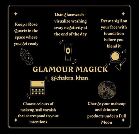 Glamour Magic Magick Wicca Recipes Spell Book