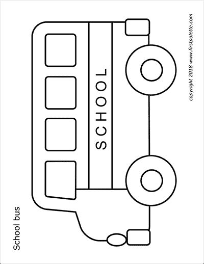 Cars and Vehicles | Free Printable Templates & Coloring Pages | FirstPalette.com