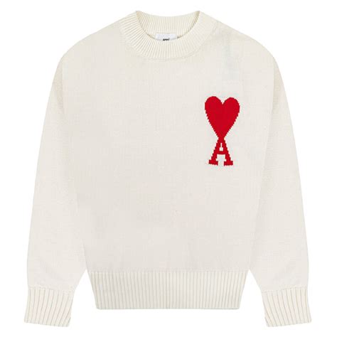 Heart A Amiri Sweater Unisex Weird Lovecore Aesthetic