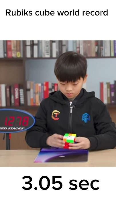 Rubiks Cube Solve Fast World Record Youtube