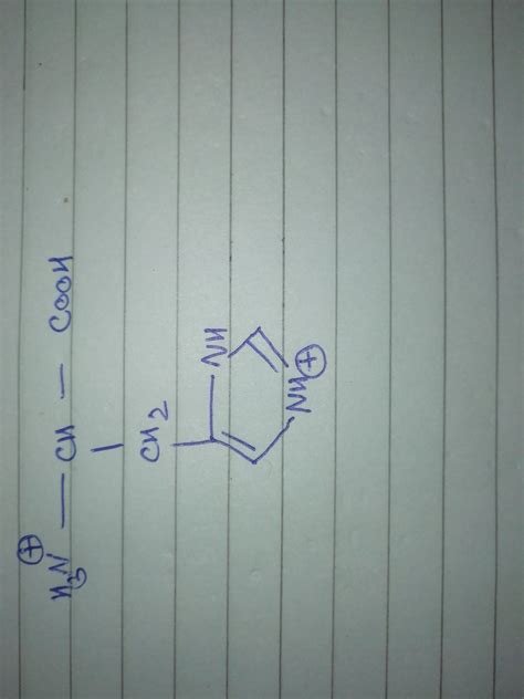 The Correct Structure Of Histidine In A Strongly Acidic Solution Ph