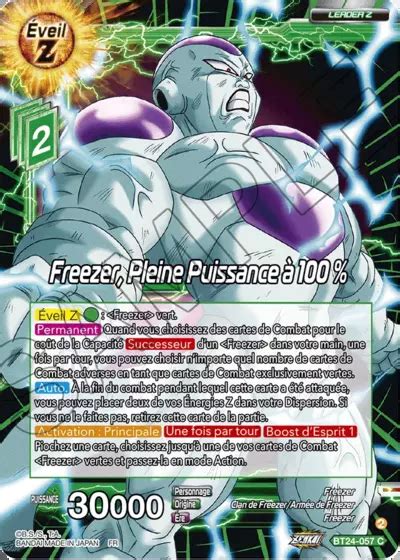 BT24 057 C Freezer Pleine Puissance A 100 DBSCards Fr