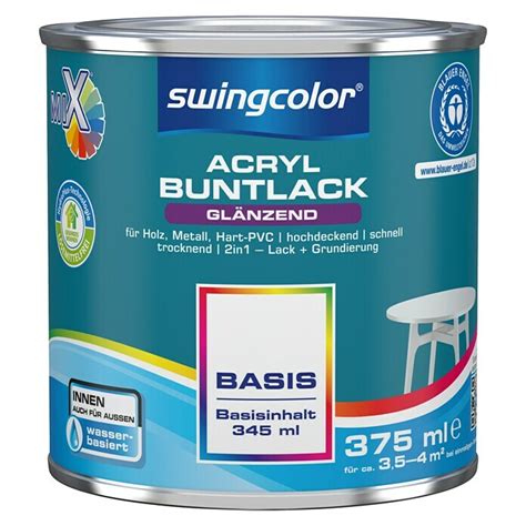 Swingcolor Mix Buntlack Acryl Zum Mischen Lassen Basismischfarbe