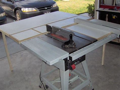 Shop Cabinet And Table Saw Extension