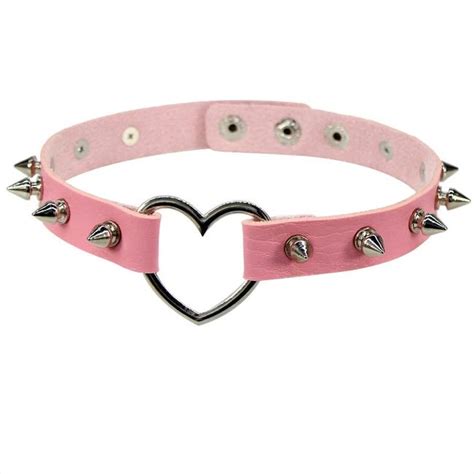 Egirl Spiked Heart Choker Shoptery Aesthetic Store Softgirl