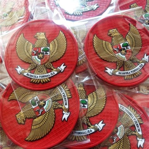 Jual 540vfe0e Patch Logo Timnas Indonesia Rubber Pvc Logo Bola Garuda