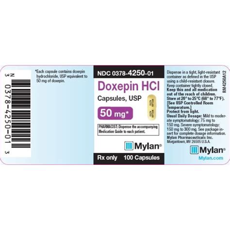 Doxepin Mg Rx Products