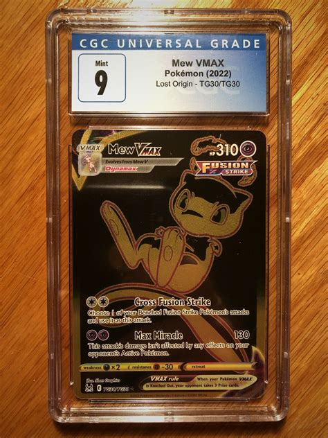 Mavin Pokémon Mew Vmax Full Art Gold Trainer Gallery 2022 Lost Origin