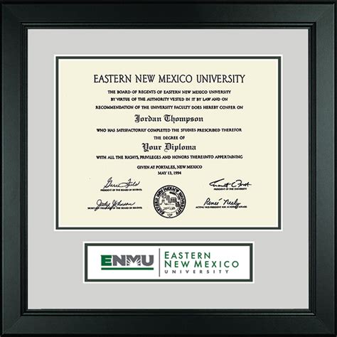 Lasting Memories Banner Diploma Frame In Arena Eastern New Mexico