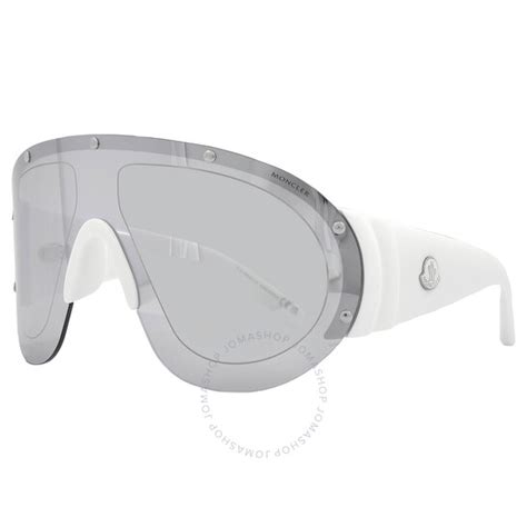 Moncler Rapide Smoke Mirrored Shield Mens Sunglasses Ml0277 21c 00 889214465917 Sunglasses