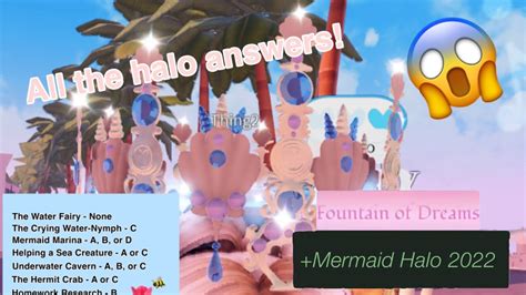 How To Get The Mermaid Halo 2022 For Free Royale High Mermaid 2022