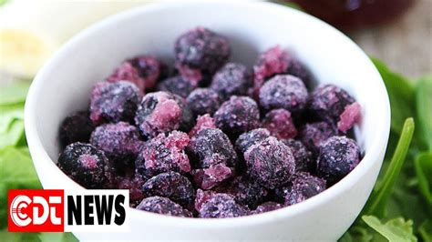 Benefits Of Frozen Blueberries Cdt News Youtube