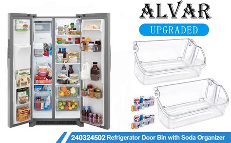 Amazon Pack Upgraded Refrigerator Door Bin Shelf