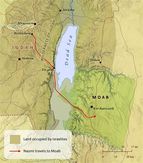 The Setting Of Ruth Bible Mapper Atlas