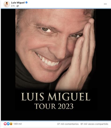 Luis Miguel anuncia Tour 2023 | Aristegui Noticias