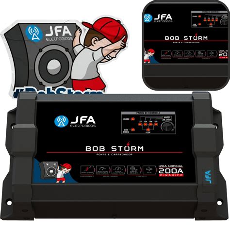 Fonte Carregador Automotiva Jfa Bob Storm 200a Bivolt Shopee Brasil