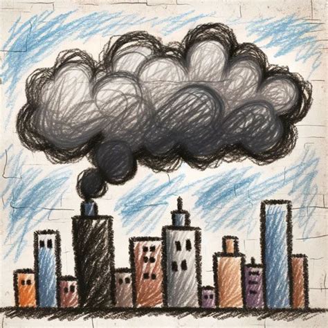 Pollution Drawings Land Water And Air Pollution Drawings In