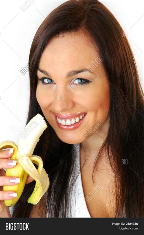 Smiling Woman Eating Image & Photo (Free Trial) | Bigstock