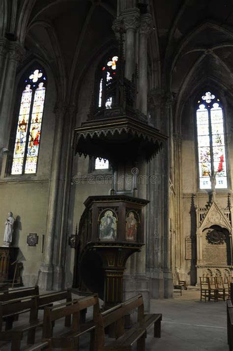 Eglise Saint Leon Church Building Interior from Nancy City in Lorraine ...