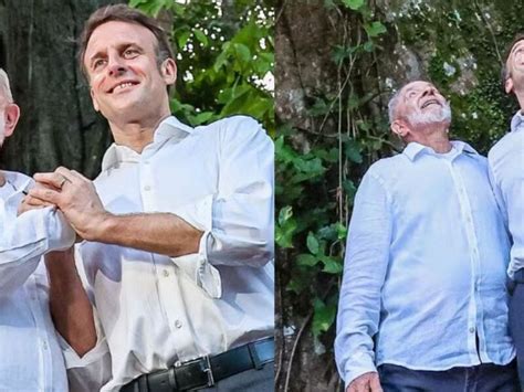 Ensaio De Casal Lula E Macron Viram Meme Fotos Estilo Pr