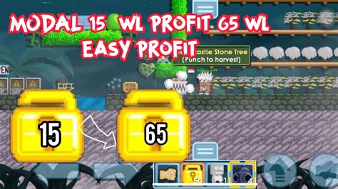 Modal Wl Profit Wl Easy Profit Growtopia Hcs Youtube