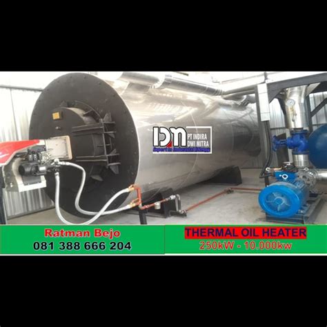 Jual Idm Thermal Oil Heater Fired Gas Burner Pt Indira Dwi Mitra