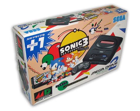 Mega Drive 2 Console Sonic The Hedgehog 3 Pack Preowned