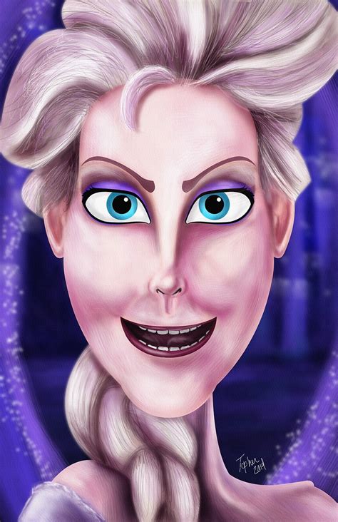 Elsa The Snow Queen Let It Go Disneys Elsa From Frozen By Topher Adam