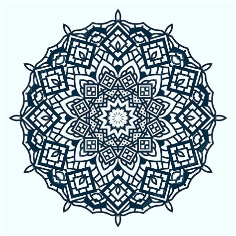 Ethnic Mandala Vector Design Images Ethnic Flower With Mandala Style