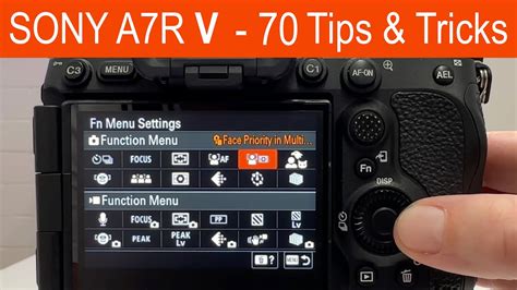 NEW Sony A7R V 70 Tips Tricks Settings YouTube